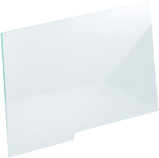 Clear glazing pane