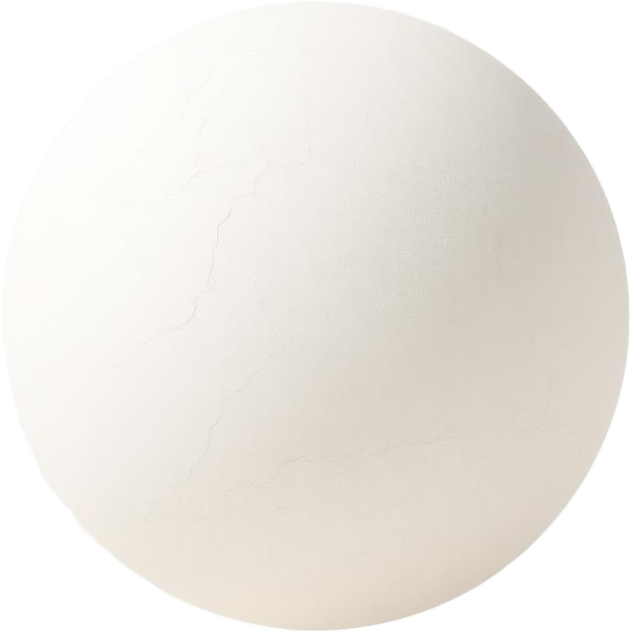 Lime plaster sphere